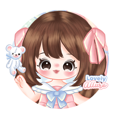 Maskot kawaii Allure.